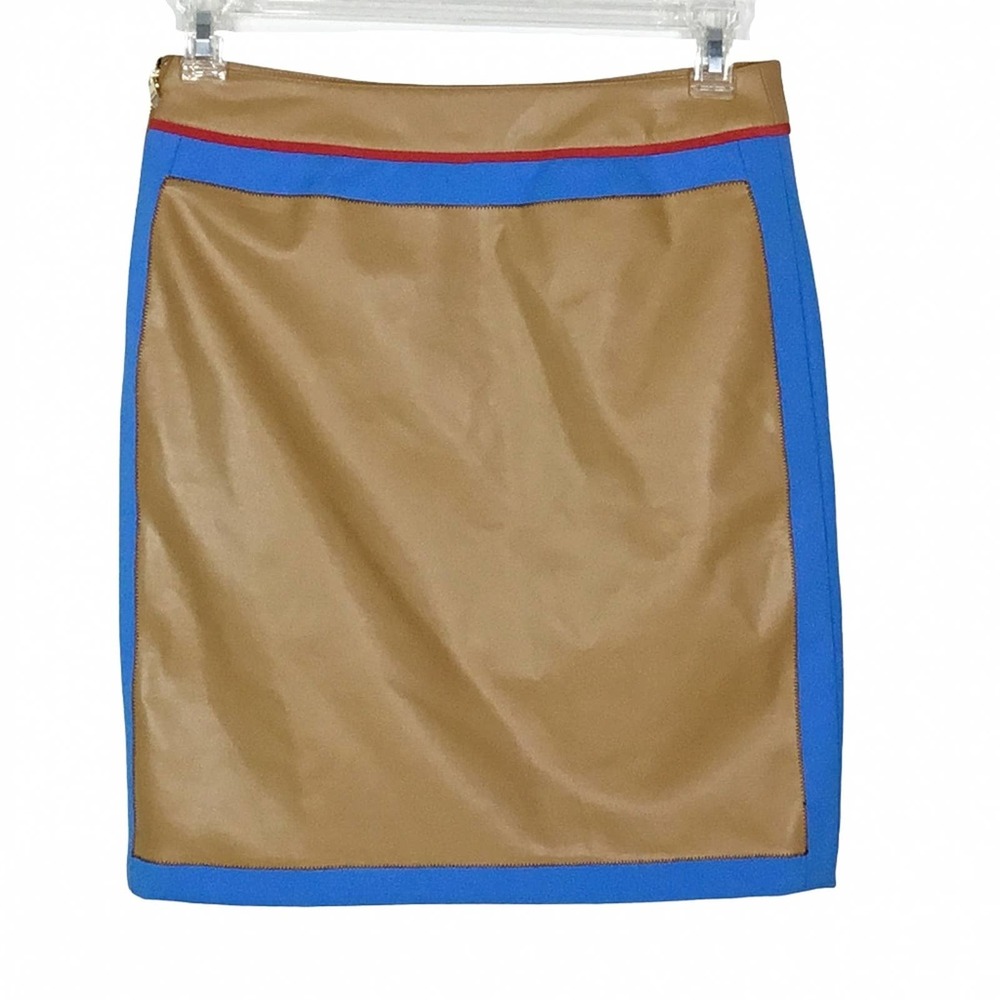 Per Se by Carlisle Faux Leather Color-block Sz 2